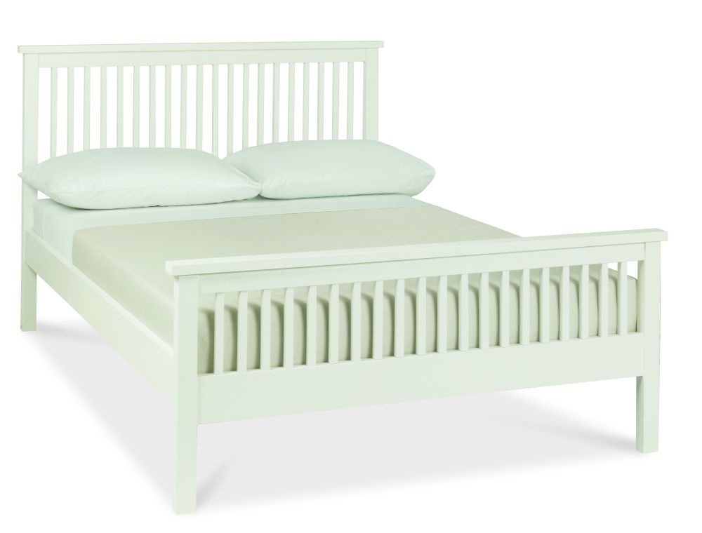 BENTLEY DESIGNS ATLANTA WHITE 150CM HIGH FOOTEND BEDSTEAD