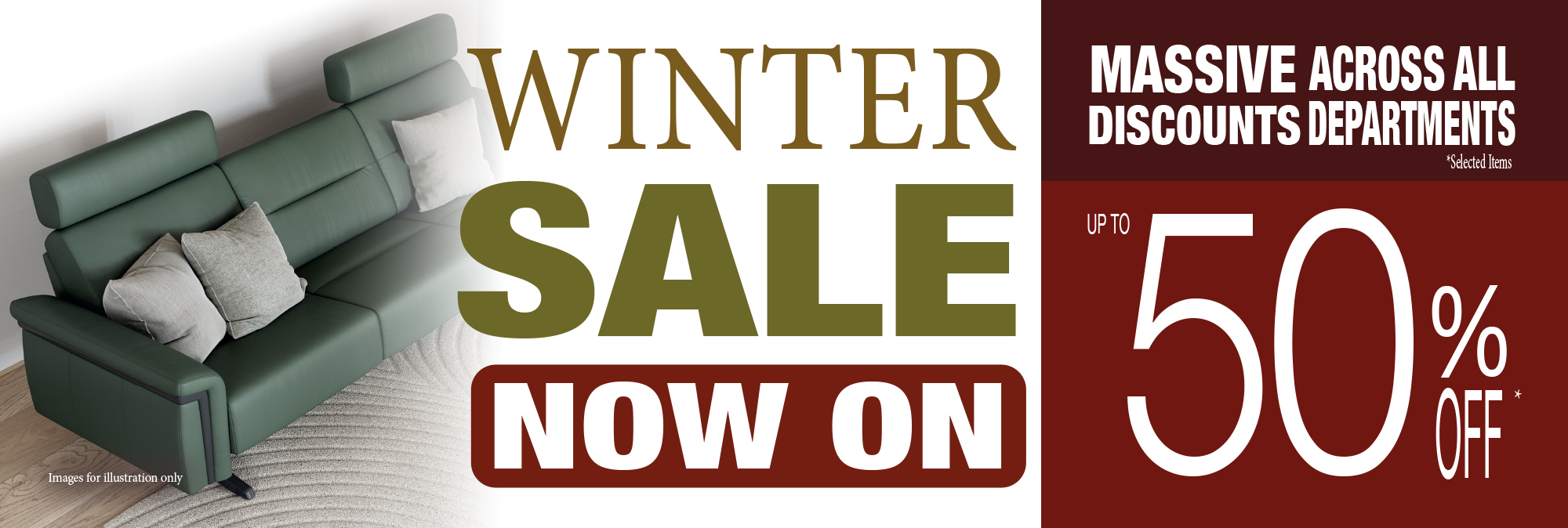 Sofas Winter Sale